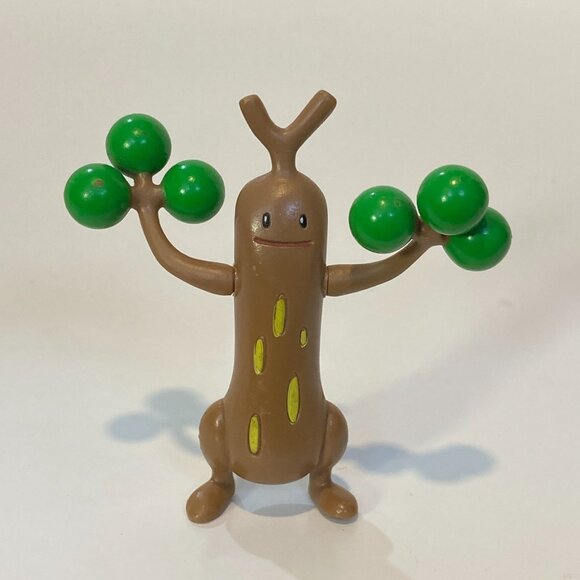 Pokémon Nintendo Sudowoodo Jakks 2007 Action Figure 3" Figurine Plastic Toy - Picture 1 of 12